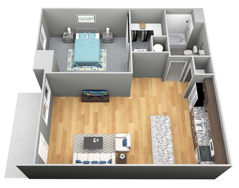 The Jewell 3D Floor Plans - The Corvina
